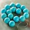 Turquoise Dyed Reconstituted Howlite Round Beads, 12mm by Bead Landing™